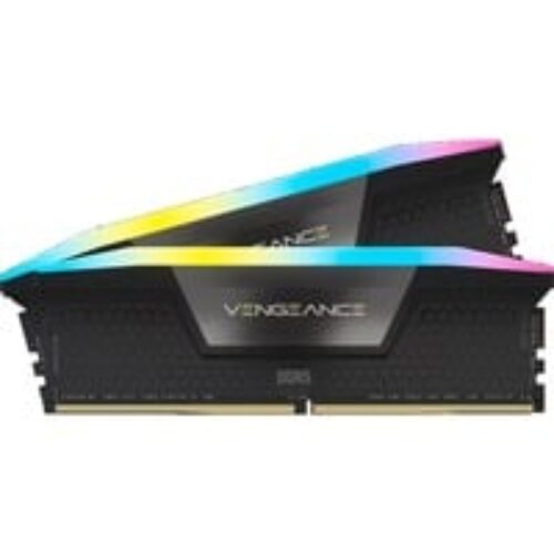 Corsair Vengeance RGB DDR5 64 GB (2 x 32 GB) 6600 MHz CL32 – Black