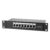 8-port Cat 6 FTP patch panel for 10inch enclosure / cabinet / rack