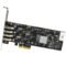 StarTech.com PCI-E controller card (4 USB 3.0 Type-A – SATA / LP4 ports)