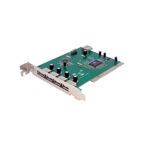 StarTech.com PCI to 7 Port USB 2.0 Adapter Card – Internal/External
