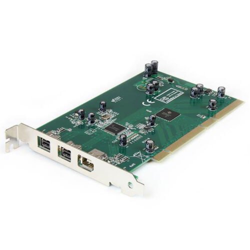 StarTech.com 3-Port PCI 1394b FireWire Card with Digital Video Output Kit