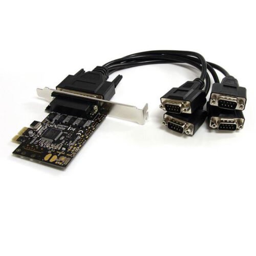 StarTech.com PCI Express card with 4 RS232 ports