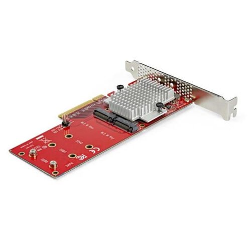 StarTech.com PCIe 3.0 x8 to dual M.2 NVMe SSD controller card
