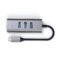 SATECHI 2-in-1 USB-C Hub with 3 USB 3.0 Ports + Ethernet (Grey)
