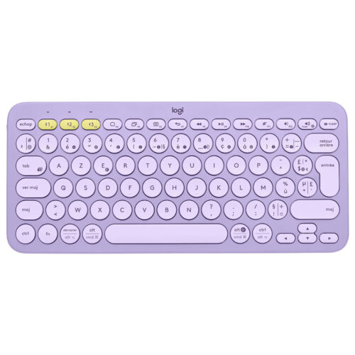 Logitech K380 Multi-Device Bluetooth Keyboard for Mac (Lavender Lemonade)