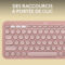 Logitech Pebble Keys 2 K380s (Pink)