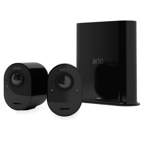 Arlo Ultra 2 Security System 2 Camera Kit – Black (VMS5240B)