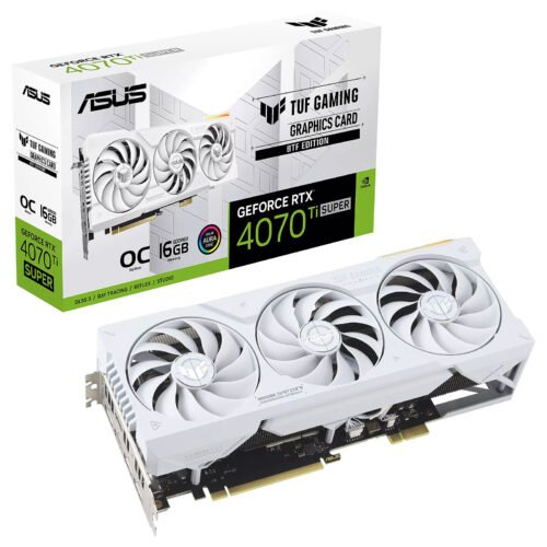 ASUS TUF Gaming GeForce RTX 4070 Ti SUPER BTF White OC Edition 16GB