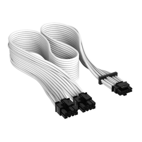 Corsair 600W 12+4 Pin PCIe Gen 5 Cable – White