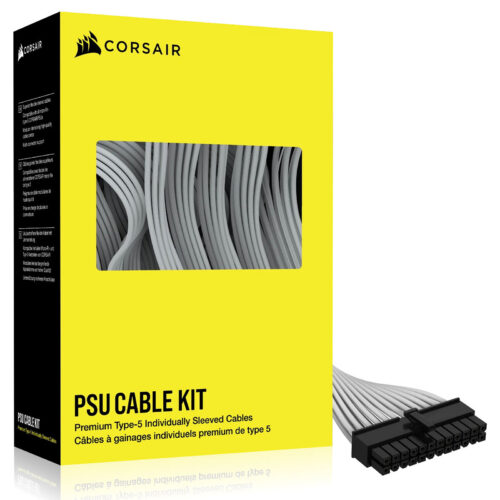 Corsair Premium Kit de Câble de démarrage type 5 Gen 5 – Blanc