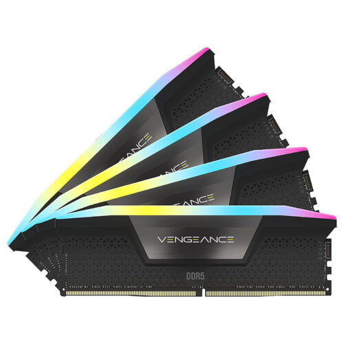 Corsair Vengeance RGB DDR5 128 GB (4 x 32 GB) 5600 MHz CL40 – Black