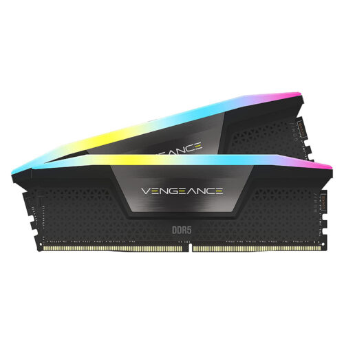 Corsair Vengeance RGB DDR5 32 GB (2 x 16 GB) 5600 MHz CL40 – Black