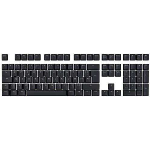 Designed by GG Keycaps Doubleshot ISO FR (Black)