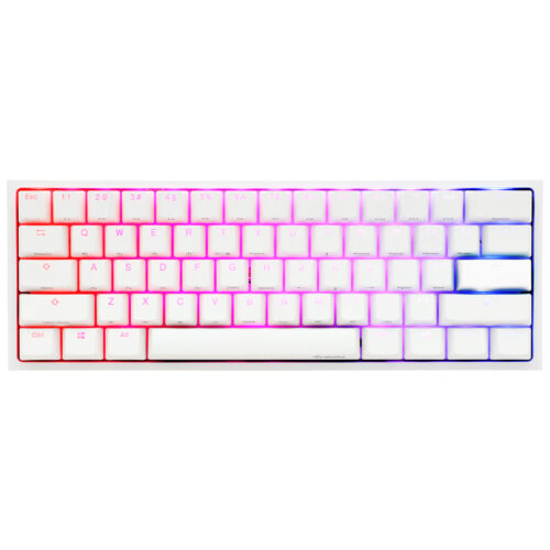 Ducky Channel One 2 Mini RGB White (Cherry MX RGB Brown)