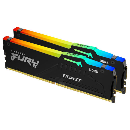 Kingston FURY Beast RGB 16 GB (2 x 8 GB) DDR5 5200 MHz CL40