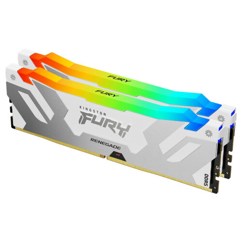 Kingston FURY Renegade RGB 32 GB (2 x 16 GB) DDR5 6000 MHz CL32 – White