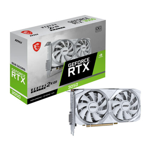 MSI GeForce RTX 3050 VENTUS 2X XS WHITE 8G OC