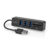 Nedis USB 2.0 Hub 3 USB-A Ports + (micro)SD Card Reader