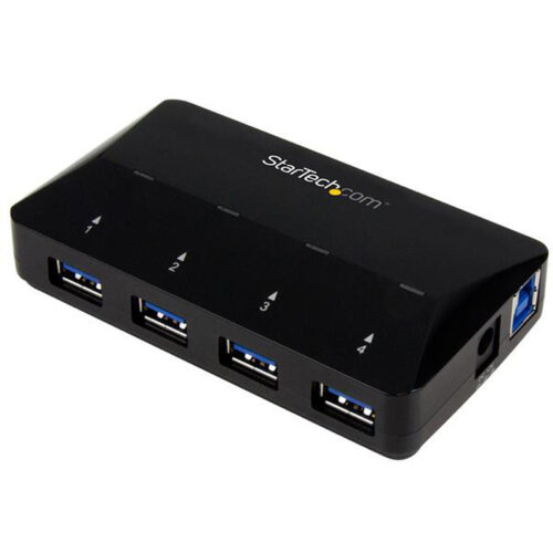 StarTech.com 4-port USB 3.0 hub with dedicated charging port