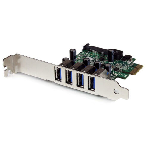 StarTech.com PCI-E LP controller card (4 USB 3.0 ports)