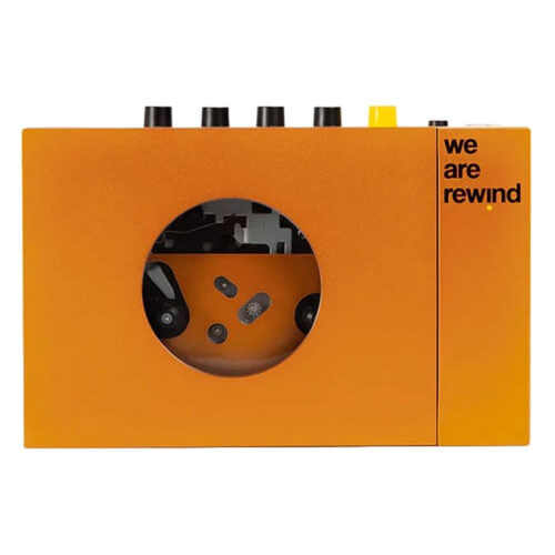 We Are Rewind Lecteur Cassette Serge Orange